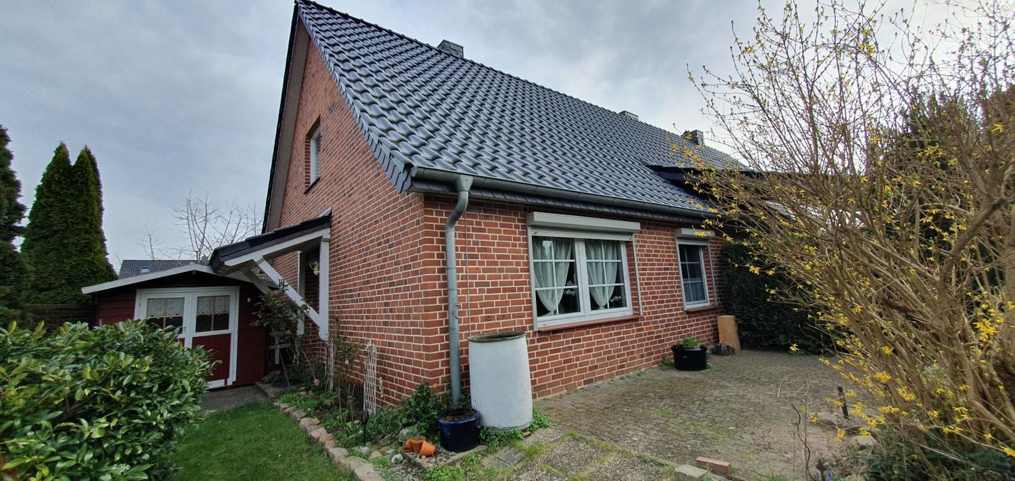 Wohnung Corinchen Tespe Esterno foto